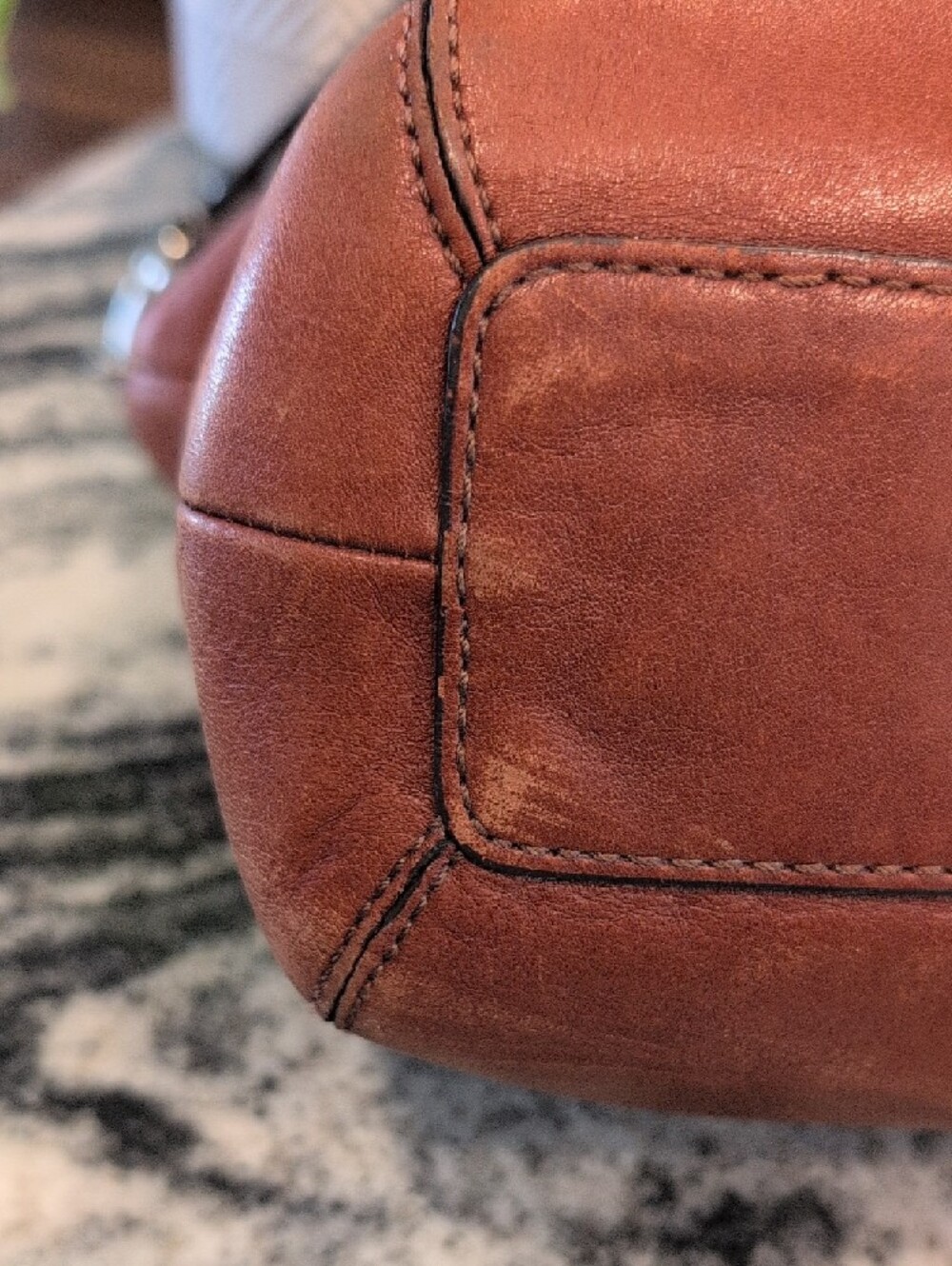 Coach Soho Pleated Brown Burnished Glove-Tanned Leather Hobo Shoulder Bag - Picture 11 of 12